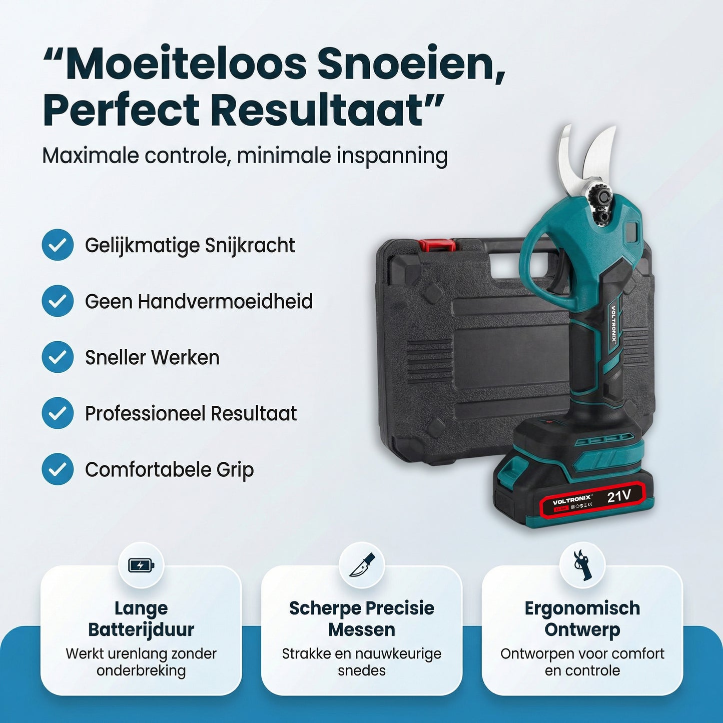 VOLTRONIX™ Elektrische snoeischaar