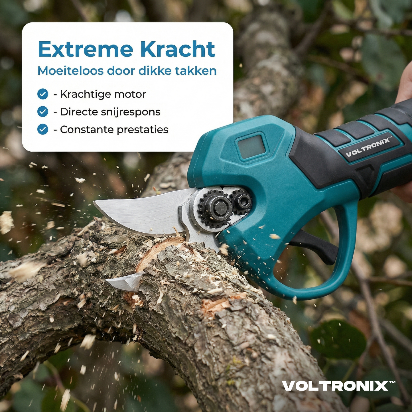 VOLTRONIX™ Elektrische snoeischaar